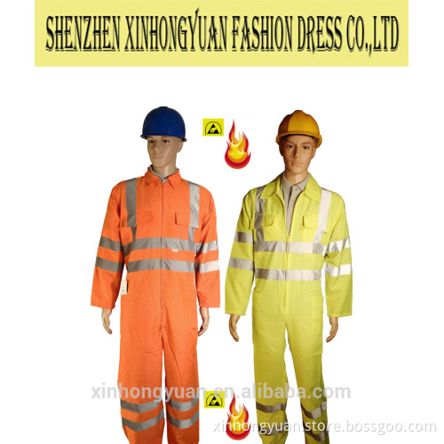 Flame-retardant high vi coverall , Designed for fireman, emergancy responder